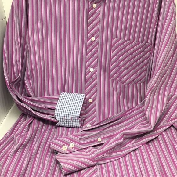 Bugatchi Point Collar Textured Button Down (C8) - Picture 3 of 4